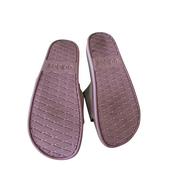 Adidas Adilette Comfort Slides Women’s 8 Pink Ombre Slip-On Sandals FZ4878 - Picture 6 of 7